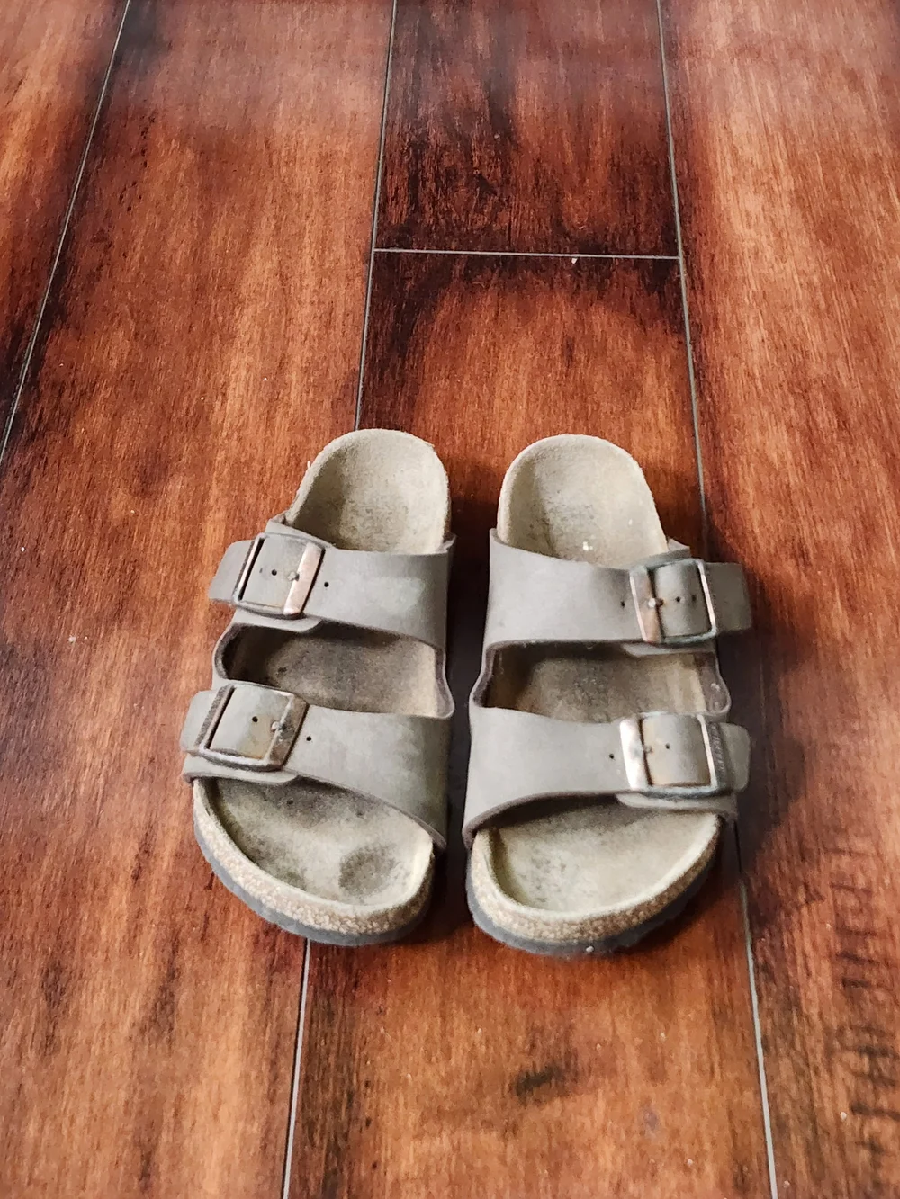 Birkenstock Arizona Kids Mocha Brown Birko-Flor Sandals Size 30 US Kids 12 Regul